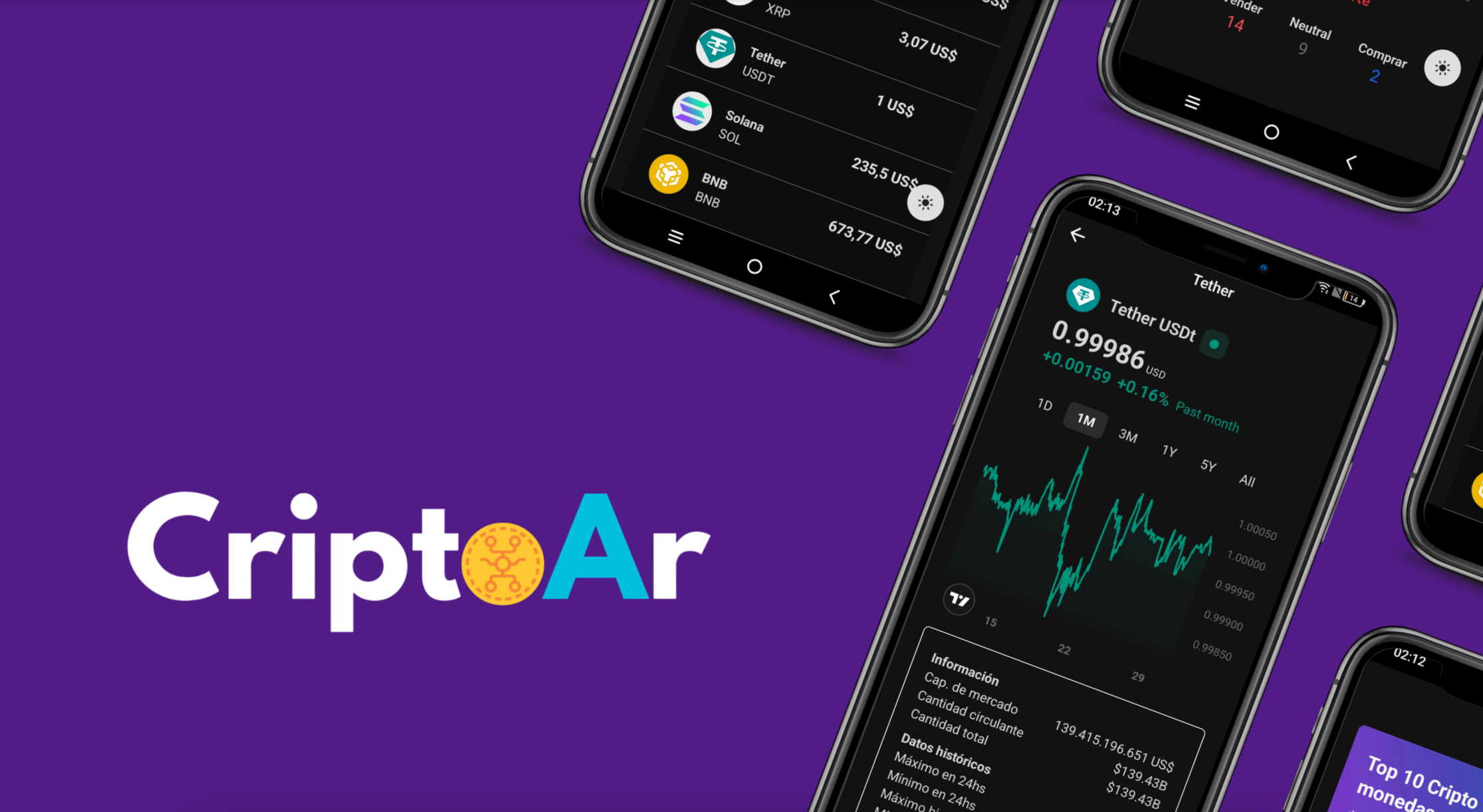 Crypto Tracker CriptoAr App